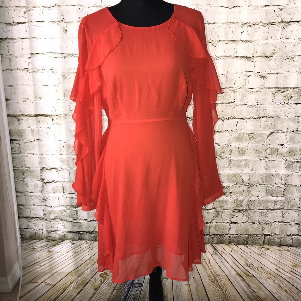 🌸 ORANGE DRESS BY GLAMOROUS 🌸